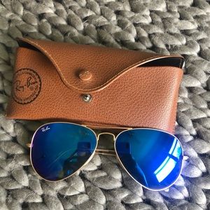 Ray-Ban Aviator Blue Flash Lens